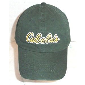 Cabela's Unisex Adult Strapback Adjustable Embroidered Hat One Size Green